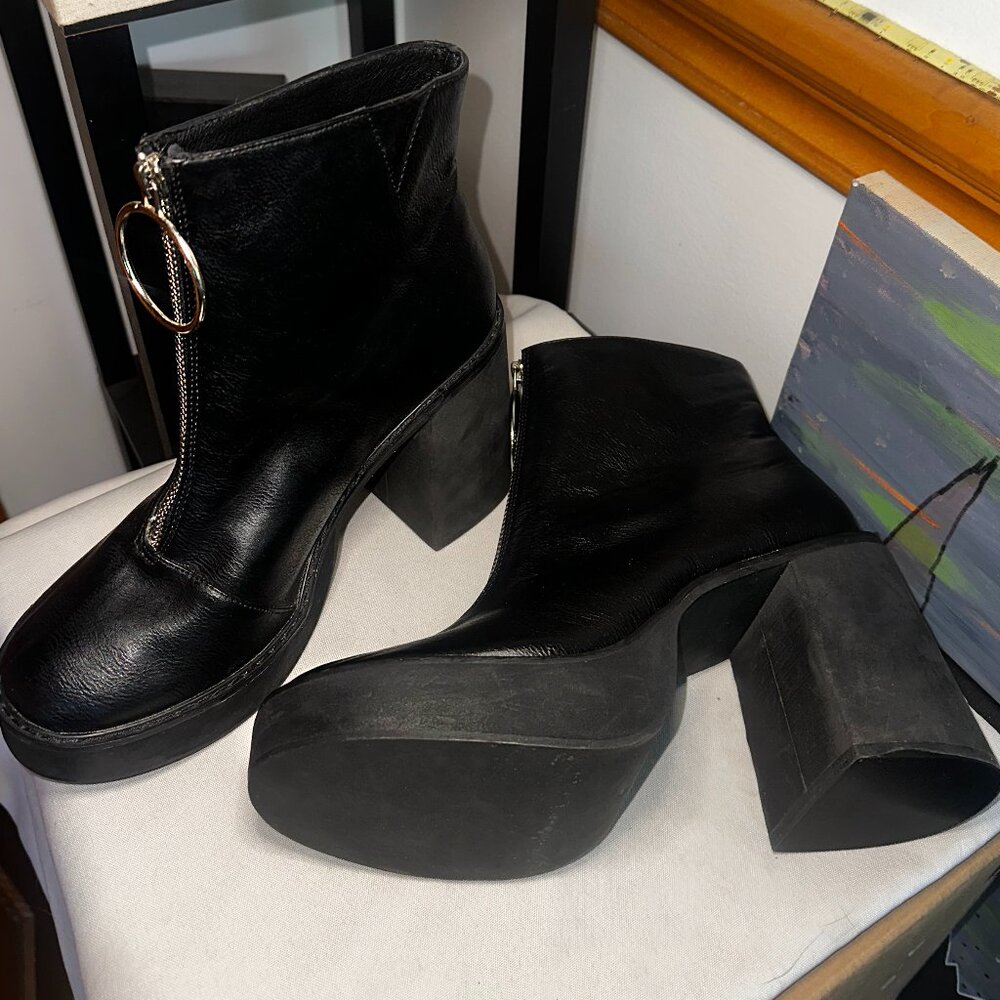 Black Ankle Boots - Picture 3 of 6